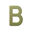 💚 Эмодзи «Буквы болотного цвета, иконки» для Telegram