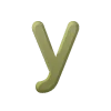 💚 Эмодзи «Буквы болотного цвета, иконки» для Telegram