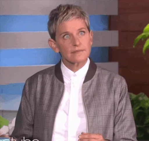🤨 Стикер «Ellen_Degeneres» для Telegram