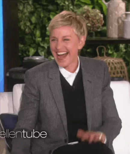 😂 Стикер «Ellen_Degeneres» для Telegram