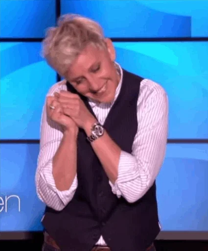 😇 Стикер «Ellen_Degeneres» для Telegram