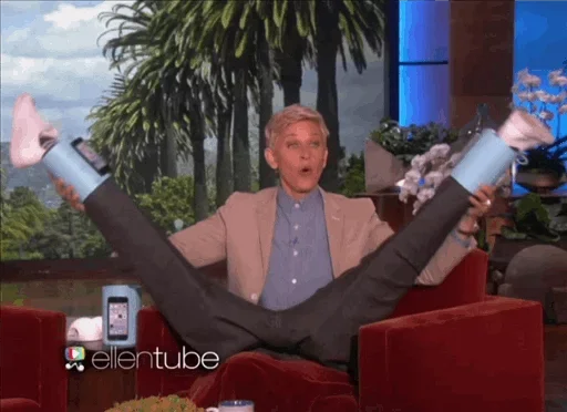 😹 Стикер «Ellen_Degeneres» для Telegram
