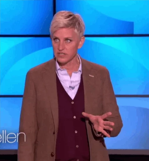 😣 Стикер «Ellen_Degeneres» для Telegram