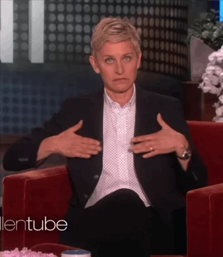 😦 Стикер «Ellen_Degeneres» для Telegram