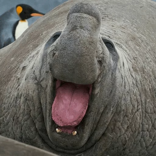 😂 Стикер «Elephant seal» для Telegram