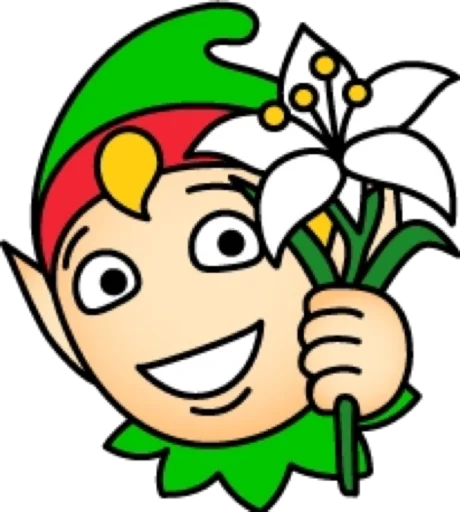 🥰 Стикер «Эльф» для Telegram