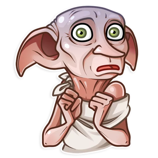 😨 Стикер «Dobby» для Telegram