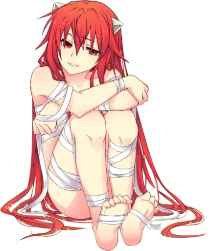 😏 Стикер «ELFEN LIED [รקร]» для Telegram