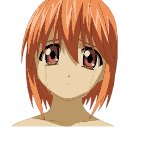 😢 Стикер «ELFEN LIED [รקร]» для Telegram