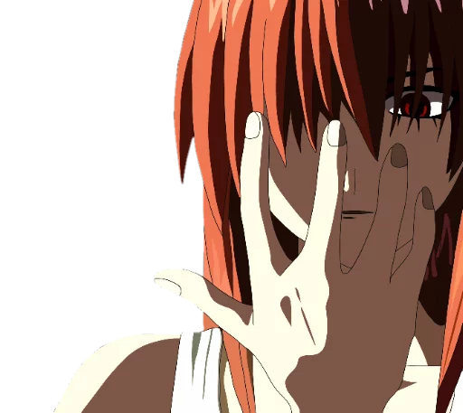 😳 Стикер «ELFEN LIED [รקร]» для Telegram