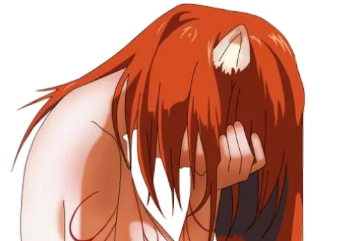 😞 Стикер «ELFEN LIED [รקร]» для Telegram