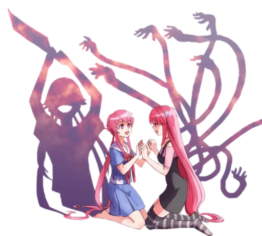 👭 Стикер «ELFEN LIED [รקร]» для Telegram