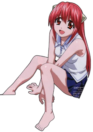 😃 Стикер «ELFEN LIED [รקร]» для Telegram
