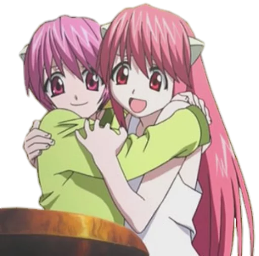 👭 Стикер «ELFEN LIED [รקร]» для Telegram