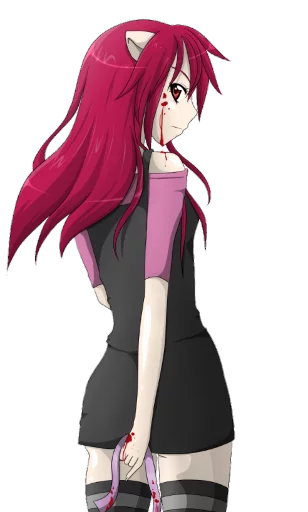 😒 Стикер «ELFEN LIED [รקร]» для Telegram