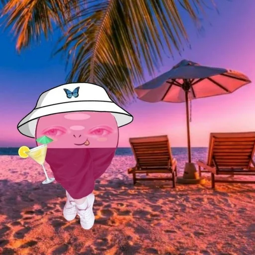 🌴 Стикер «эльфи-жиза» для Telegram