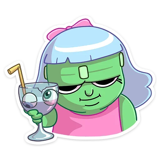 🍸 Стикер «Эля» для Telegram