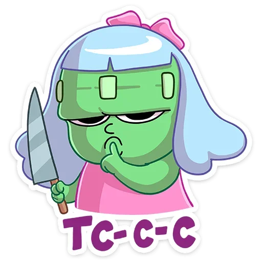 🤫 Стикер «Эля» для Telegram