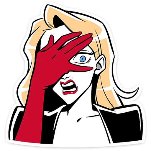 😨 Стикер «Элинор и Джордж» для Telegram