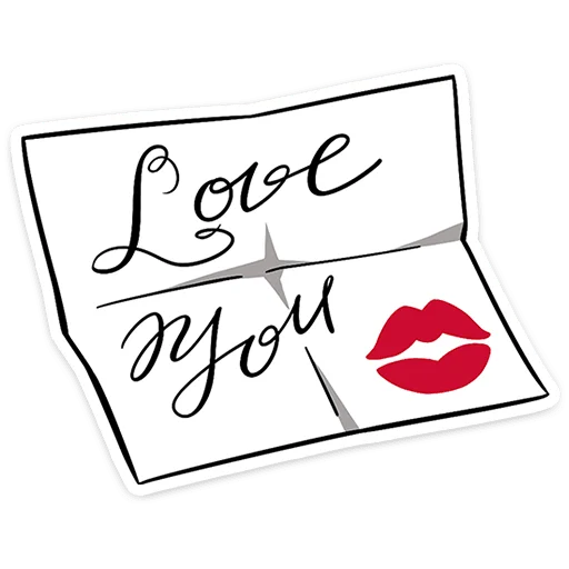 ❤ Стикер «Элинор и Джордж» для Telegram