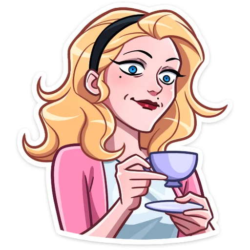 ☕ Стикер «Элинор» для Telegram