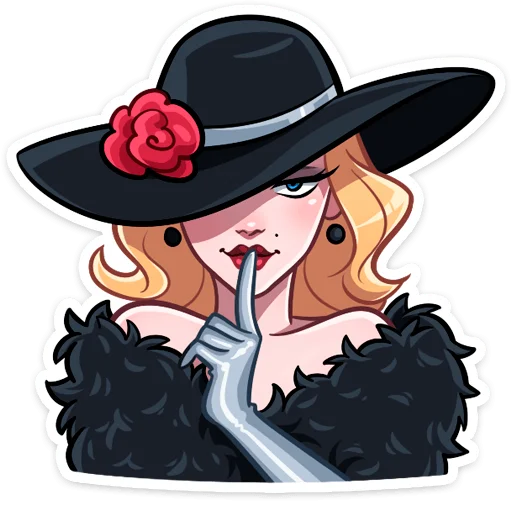 🤫 Стикер «Элинор» для Telegram