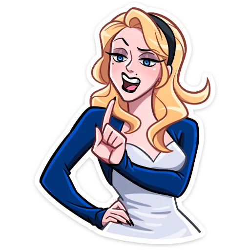 🥵 Стикер «Элинор» для Telegram