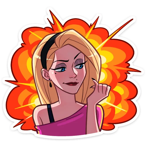 😈 Стикер «Элинор» для Telegram