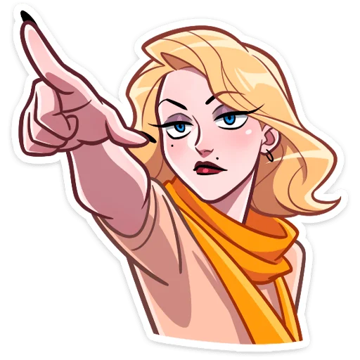 😠 Стикер «Элинор» для Telegram