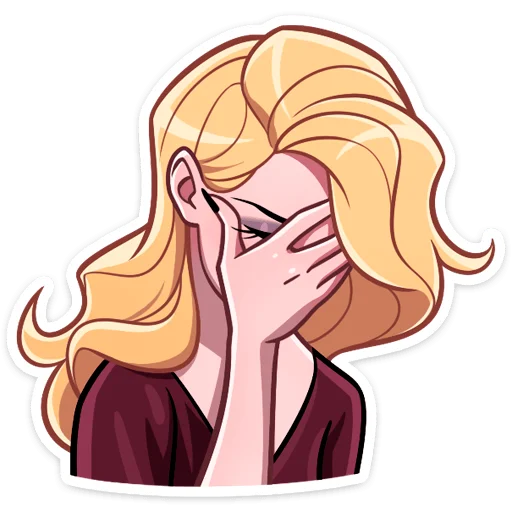 🤦 Стикер «Элинор» для Telegram