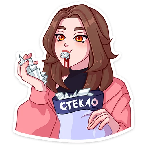 😵 Стикер «Элис» для Telegram