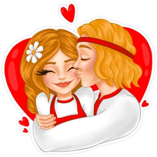 Стикерпак Елисей и Василиса для Telegram