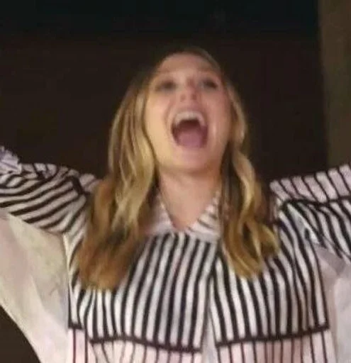 😸 Стикер «Elizabeth Olsen» для Telegram
