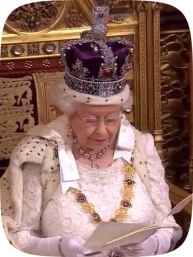 👑 Стикер «Queen Elizabeth II» для Telegram