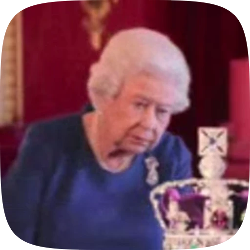 👑 Стикер «Queen Elizabeth II» для Telegram