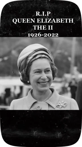 👑 Стикер «Queen Elizabeth II» для Telegram
