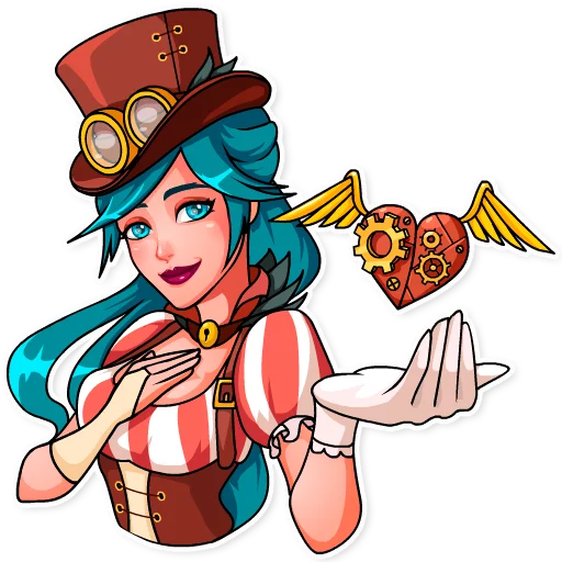 😘 Стикер «Elizabeth» для Telegram