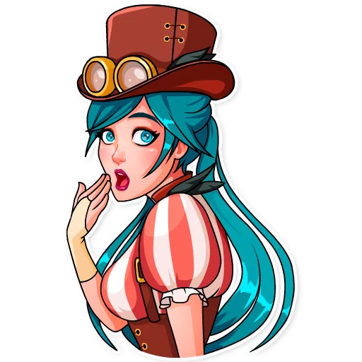 😨 Стикер «Elizabeth» для Telegram
