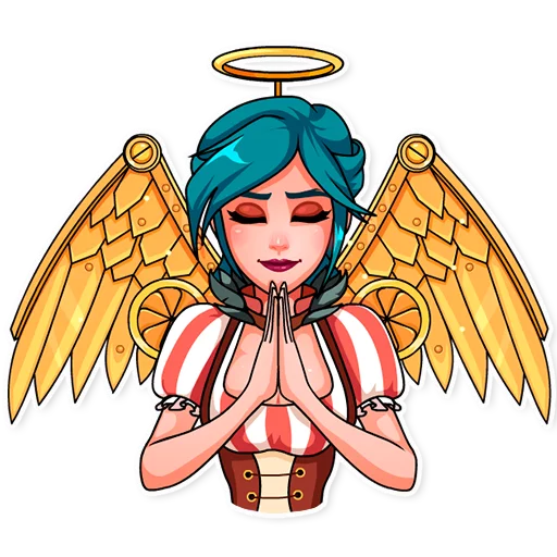 😇 Стикер «Elizabeth» для Telegram