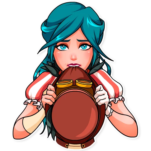 😰 Стикер «Elizabeth» для Telegram