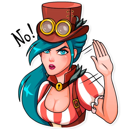 🙅 Стикер «Elizabeth» для Telegram