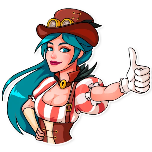 👍 Стикер «Elizabeth» для Telegram