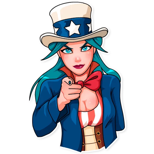 👉 Стикер «Elizabeth» для Telegram