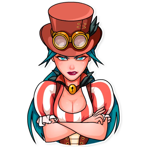 😡 Стикер «Elizabeth» для Telegram