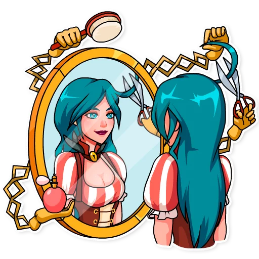 💇 Стикер «Elizabeth» для Telegram