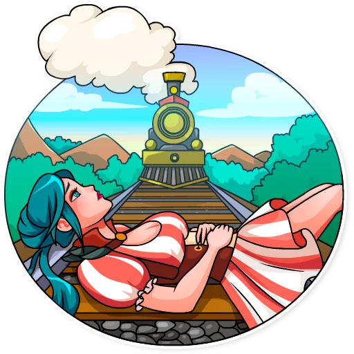 😵 Стикер «Elizabeth» для Telegram