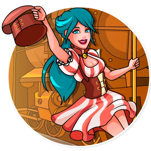 🖐 Стикер «Elizabeth» для Telegram