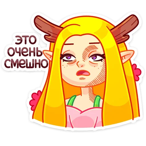 😐 Стикер «Элла» для Telegram
