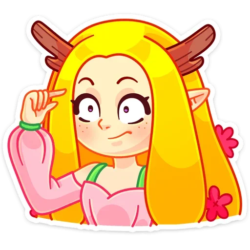 😒 Стикер «Элла» для Telegram