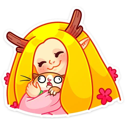 🤗 Стикер «Элла» для Telegram